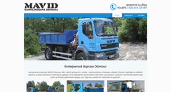 Desktop Screenshot of mavid.cz